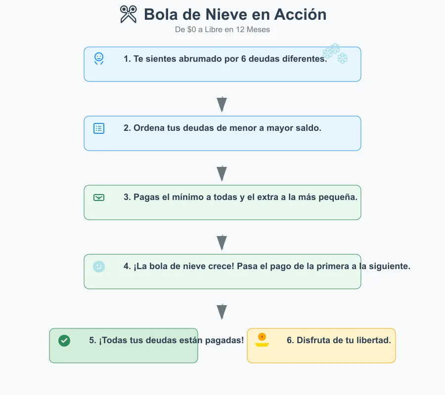 Salir de Deudas con el Método Bola de Nieve