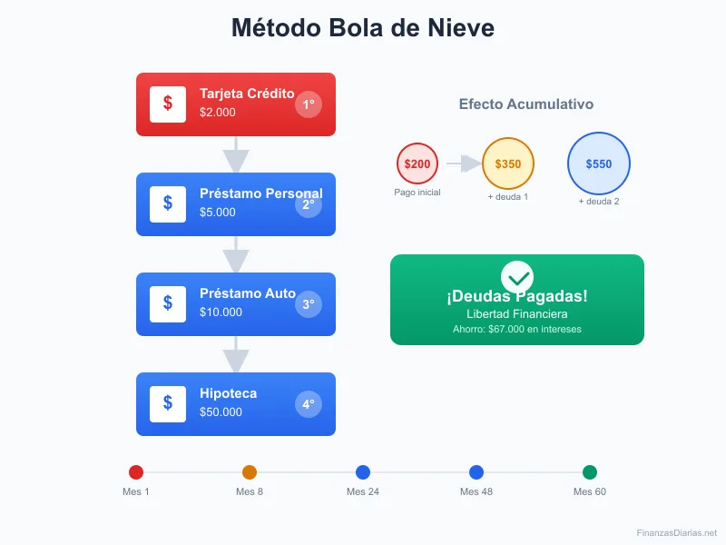 método bola de nieve